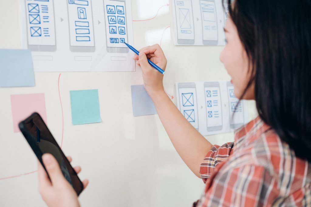 UX UI and Programming development technology.